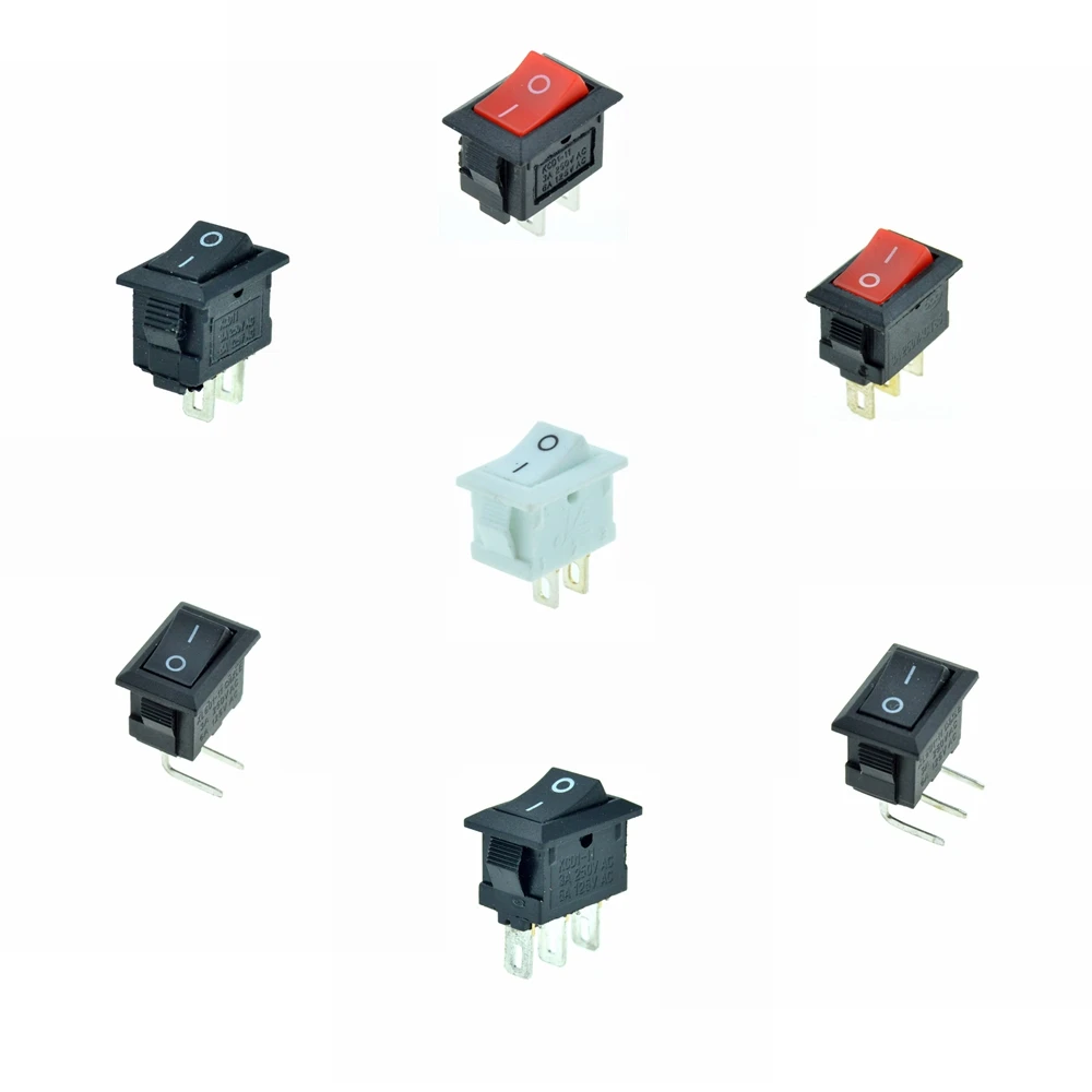 Car Rocker Switch 3A 250VAC/6A 125VAC 12V 2Pins 3Pins 2 Positions ON/OFF ON/ON SPST SPDT 13x9mm Hole Boat Switch Red Black White
Car Rocker Switch 3A 250VAC/6A 125VAC 12V 2Pins 3Pins 2 Positions ON/OFF ON/ON SPST SPDT 13x9mm Hole Boat Switch Red Black White
