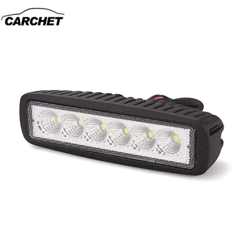CARCHET 18 Вт светодиодный автомобильный дневной свет бар прожектор лампа LED 12v 6500KWork