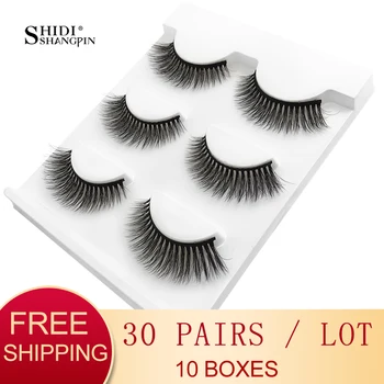 wholesale 30 pairs / lot 3d mink lashes 100% cruelty free natural long false eyelashes handmade makeup soft mink eyelashes X03 
wholesale 30 pairs / lot 3d mink lashes 100% cruelty free natural long false eyelashes handmade makeup soft mink eyelashes X03