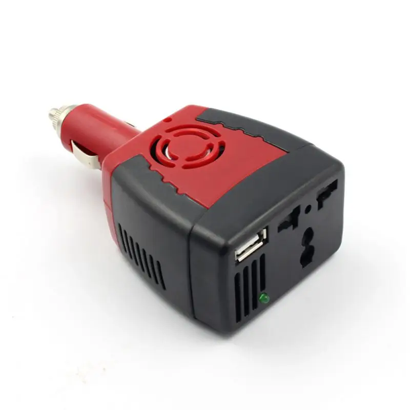 

New 150W Car Inverter USB Power Supply DC 12 V - AC 220 V Converter With 2.1A Dual USB Car Adapter Universal Socket