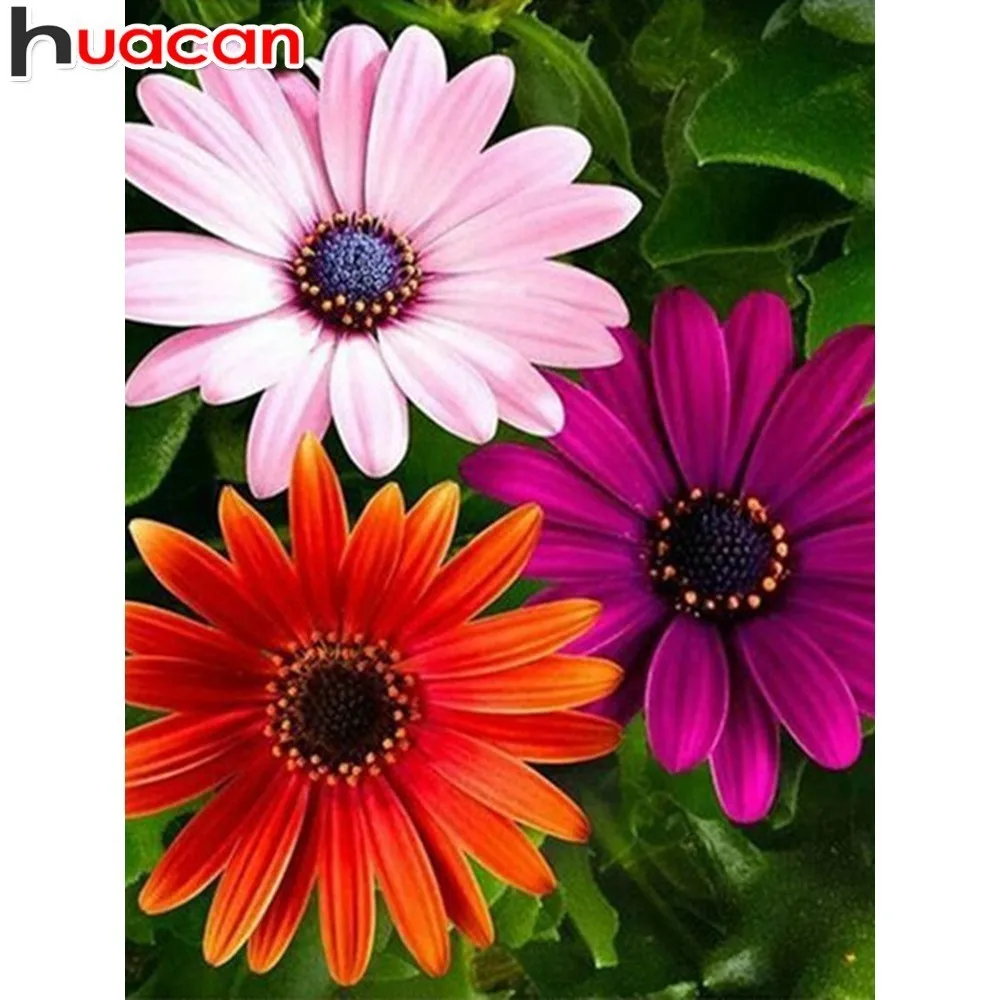 HUACAN Diamond Mosaic Flower 5D DIY Diamond Painting Small Daisy Full Square Embroidery Wedding Decor Picture Of Rhinestones
HUACAN Diamond Mosaic Flower 5D DIY Diamond Painting Small Daisy Full Square Embroidery Wedding Decor Picture Of Rhinestones