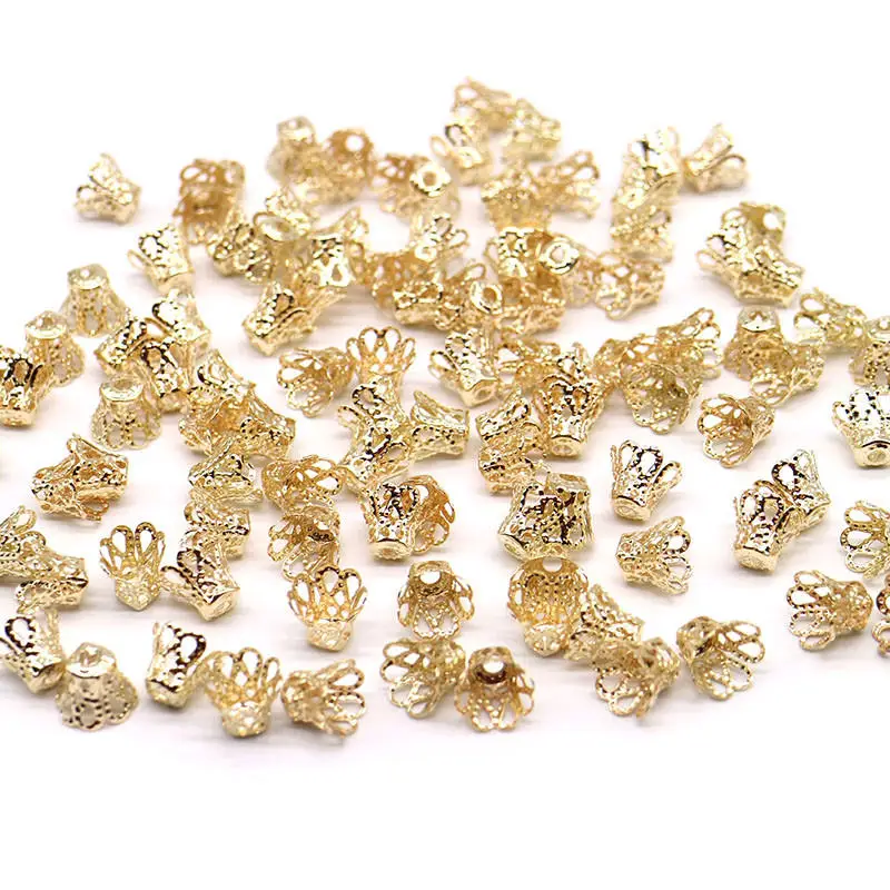 7x9mm Wine Class Flower Metal Bead Caps 200pcs Silver Gold Plated Flower End Beads Caps Charms For Jewelry Making hole is 2mm
7x9mm Wine Class Flower Metal Bead Caps 200pcs Silver Gold Plated Flower End Beads Caps Charms For Jewelry Making hole is 2mm
