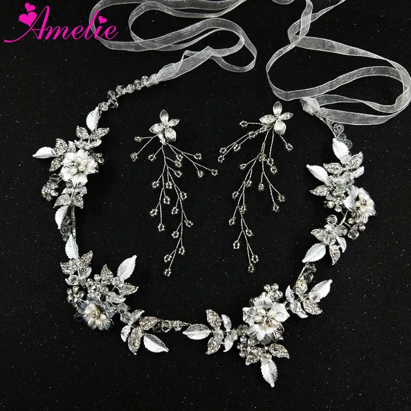 Vintage Bridal Hair Vine Headband With Earrings On Clip Women Hair Accessories Jewelry Headwear Wedding Headpiece
Vintage Bridal Hair Vine Headband With Earrings On Clip Women Hair Accessories Jewelry Headwear Wedding Headpiece