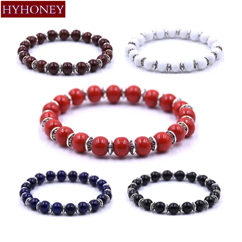 HYHONEY 8MM Ceramic Beads Bracelets for Women and Men Septum bracelets & bangles Fashion jewelry pulseira
HYHONEY 8MM Ceramic Beads Bracelets for Women and Men Septum bracelets & bangles Fashion jewelry pulseira