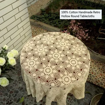 Retro 100% Cotton Handmade Floral Crocheted Tablecloths Washable Wear-Resistant Square Decoration Table Covers for Everyday Use
Retro 100% Cotton Handmade Floral Crocheted Tablecloths Washable Wear-Resistant Square Decoration Table Covers for Everyday Use