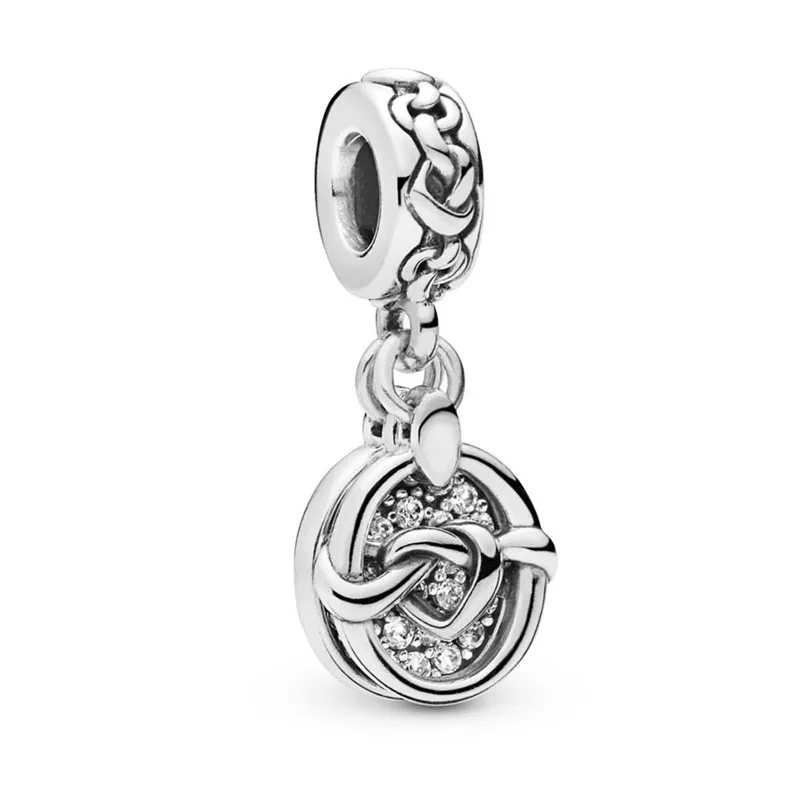 2019 925 Sterling Silver Pendant Knotted Hearts Hanging Charm Fit Original Pandora Bracelet Women DIY Jewelry Mother's Day Gift
2019 925 Sterling Silver Pendant Knotted Hearts Hanging Charm Fit Original Pandora Bracelet Women DIY Jewelry Mother's Day Gift