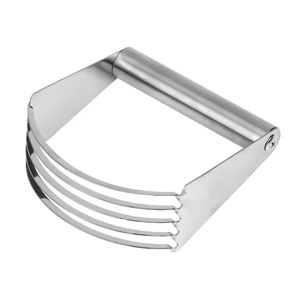Mixing Dough and Cutting Butter Flour Mixer Stainless Steel Blender Baking Pastry Blades Butter Lard Kitchen Accessories
Mixing Dough and Cutting Butter Flour Mixer Stainless Steel Blender Baking Pastry Blades Butter Lard Kitchen Accessories