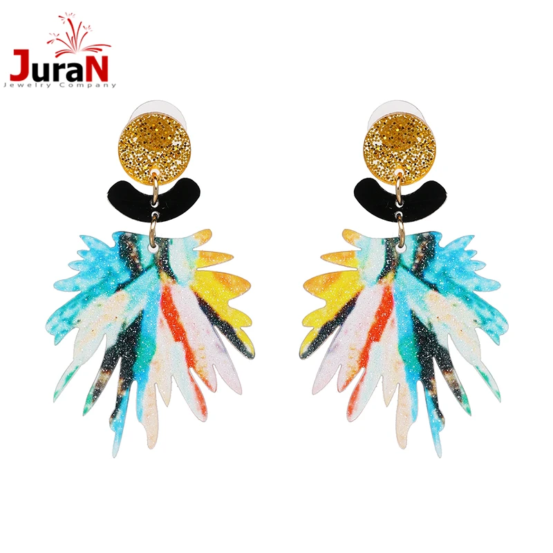 JURAN Hot Sale Fashion Women Big Statement Resin Dangle Coloured Drawing Earrings For Women New Vintage Earrings
JURAN Hot Sale Fashion Women Big Statement Resin Dangle Coloured Drawing Earrings For Women New Vintage Earrings