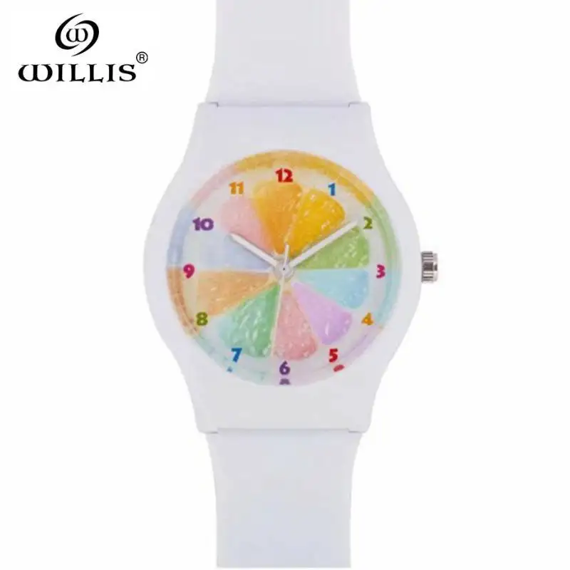 WILLIS New Fashion Simple Quartz Watch Waterproof Silicone Watch For Students Water Resistant Children Analog Oranges Wristwatch
WILLIS New Fashion Simple Quartz Watch Waterproof Silicone Watch For Students Water Resistant Children Analog Oranges Wristwatch