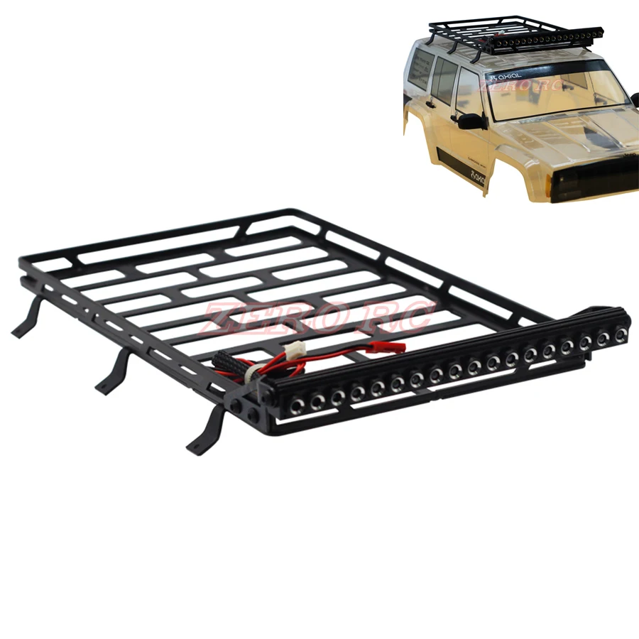 1/10 SCALE FULL METAL Cage Roof Luggage Tray With 18 LED LIGHT For RC Axial SCX10 II 90046
1/10 SCALE FULL METAL Cage Roof Luggage Tray With 18 LED LIGHT For RC Axial SCX10 II 90046