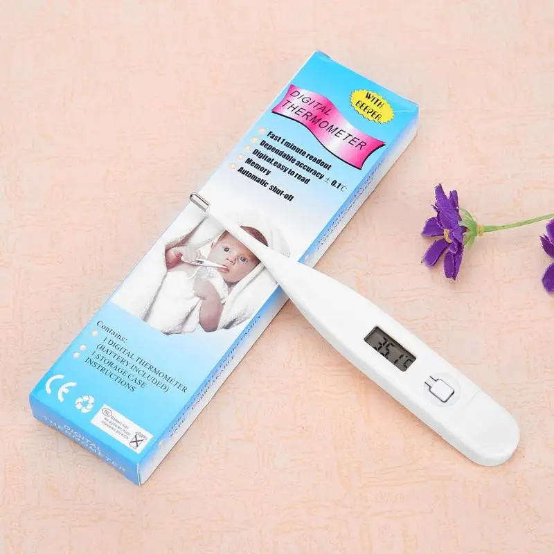 Baby Infant Electronic Thermometer Child Adult Temperature Gauge with Hints Durable Electronic Home Use Devices
Baby Infant Electronic Thermometer Child Adult Temperature Gauge with Hints Durable Electronic Home Use Devices