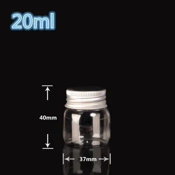 37*40mm 20ml Mini Clear Glass Bottles With Aluminum Cap Tiny Glass Vials Jars essential oil bottle Free Shipping 50pcs
37*40mm 20ml Mini Clear Glass Bottles With Aluminum Cap Tiny Glass Vials Jars essential oil bottle Free Shipping 50pcs