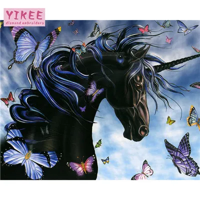 YIKEE Diamond Painting Black Unicorn Diamond 5d diy Diamond Embroidery Rhinestone Mosaic Painting Home Decor h516
YIKEE Diamond Painting Black Unicorn Diamond 5d diy Diamond Embroidery Rhinestone Mosaic Painting Home Decor h516