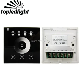 2 Channel Wall Mounted Single Color Touch Panel Led Controller Dimmer DC12-24V Common Anode Black Portable Lighting Accessories
2 Channel Wall Mounted Single Color Touch Panel Led Controller Dimmer DC12-24V Common Anode Black Portable Lighting Accessories