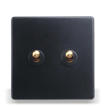 Home - Installed Wall Switch Socket 86 - Type Concealed Black Steel Frame Double - Open Dual - Control Switch, PC 220V 10A
Home - Installed Wall Switch Socket 86 - Type Concealed Black Steel Frame Double - Open Dual - Control Switch, PC 220V 10A