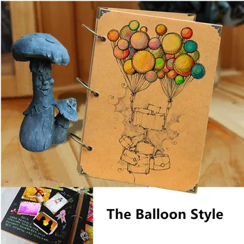 Retro DIY Photo Album Scrapbook Balloon Weeding Travel Baby Album Craft Handmade Craft Paper Wedding Memory Cheap Photo Album
Retro DIY Photo Album Scrapbook Balloon Weeding Travel Baby Album Craft Handmade Craft Paper Wedding Memory Cheap Photo Album