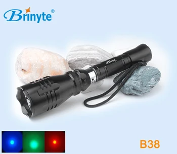 Brinyte B38 Led Hunting Flashlight Portable 18650 Battery Red Green Blue Light 750lm Led Outdoor Lamp Cree LED Tactical Lantern
Brinyte B38 Led Hunting Flashlight Portable 18650 Battery Red Green Blue Light 750lm Led Outdoor Lamp Cree LED Tactical Lantern