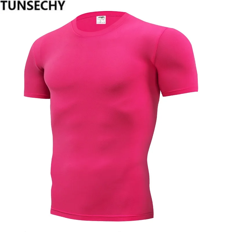 Summer fashion solid color T-shirt with round neck and short sleeves, men and women fitness exercise fast dry women's T-shirt
Summer fashion solid color T-shirt with round neck and short sleeves, men and women fitness exercise fast dry women's T-shirt