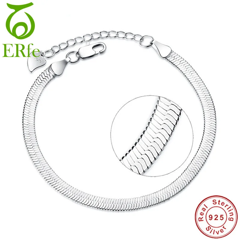 Minimalist 925 Sterling Silver Armband Snake Chain Bracelet Womens Braclets Handchain Hand Accessories Female Wristband SB032
Minimalist 925 Sterling Silver Armband Snake Chain Bracelet Womens Braclets Handchain Hand Accessories Female Wristband SB032