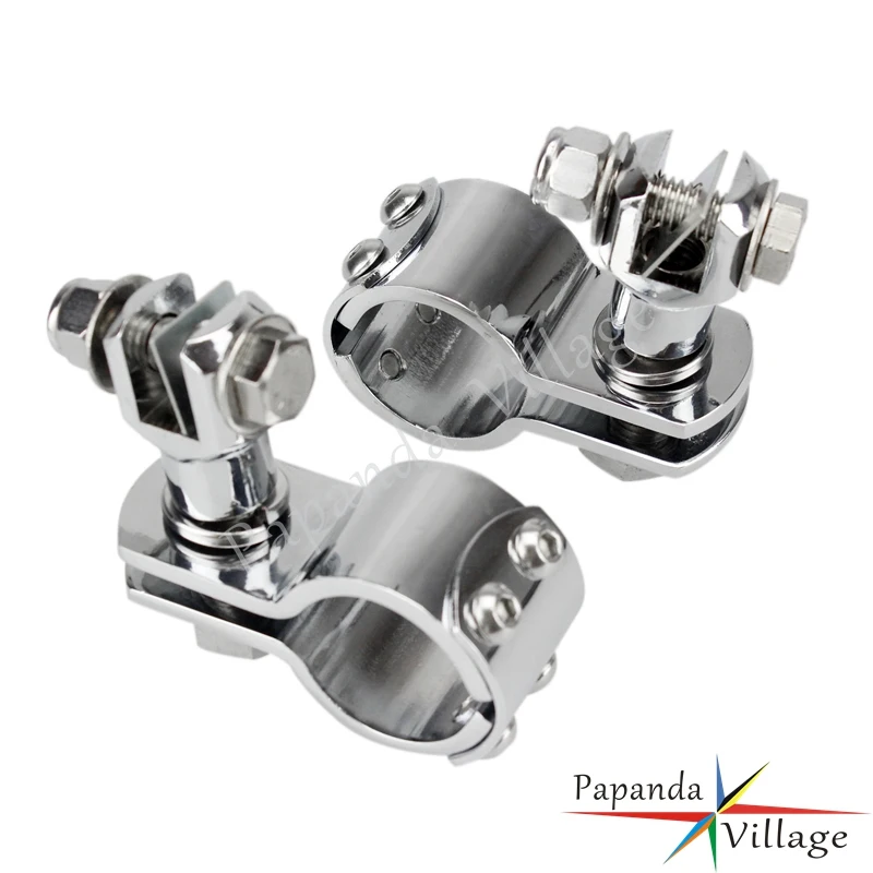 Motorcycles Male Mount-Style Chrome 1 1/4" Foot Peg Adapter Engine Guard Footrests Mount Clamps for Harley Softail
Motorcycles Male Mount-Style Chrome 1 1/4" Foot Peg Adapter Engine Guard Footrests Mount Clamps for Harley Softail