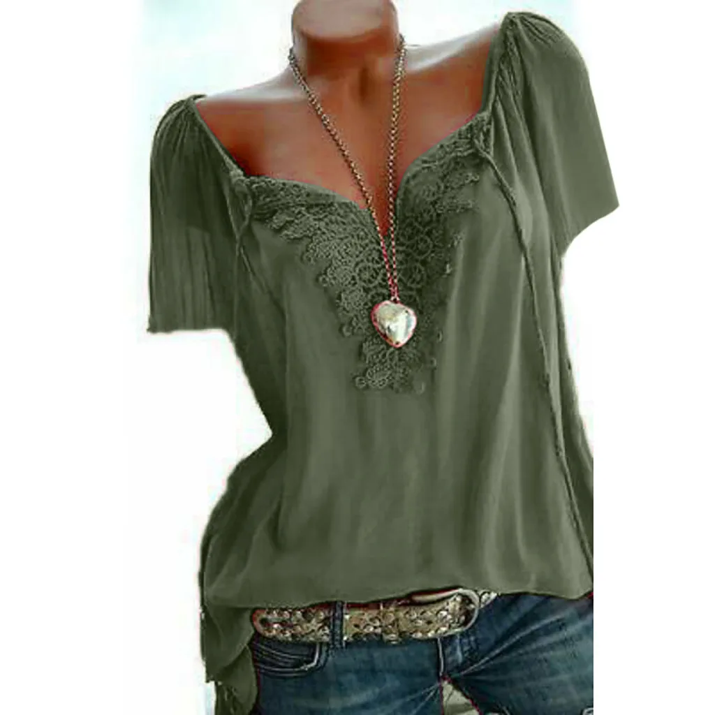 Fashsiualy S-5XL Large Size Women Blouse Linen Off Shoulder Lace Blouse Frenulum Short Sleeve Daily Tunic Shirt camisa feminina
Fashsiualy S-5XL Large Size Women Blouse Linen Off Shoulder Lace Blouse Frenulum Short Sleeve Daily Tunic Shirt camisa feminina