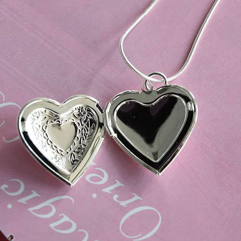 2015 New Fashion Hot Sale High Quality Silver Plated Heart Pendant Necklace Slide Necklace Photo Necklace 44cm
2015 New Fashion Hot Sale High Quality Silver Plated Heart Pendant Necklace Slide Necklace Photo Necklace 44cm
