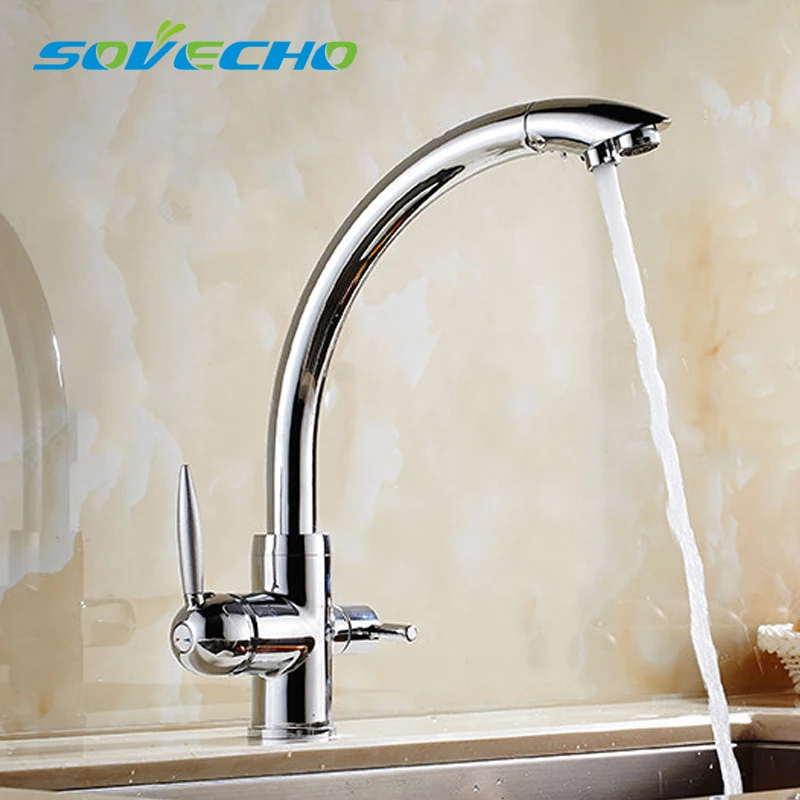 2019 Waterfilter Taps Kitchen Faucets Stainless Steel Mixer