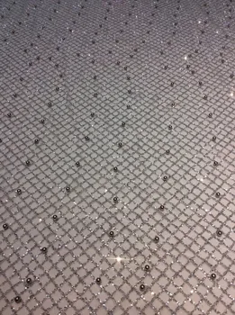 Hot selling glued glitter sequins lace fabric Cyndi-1010505 African French net tulle Lace Fabric for party 
Hot selling glued glitter sequins lace fabric Cyndi-1010505 African French net tulle Lace Fabric for party