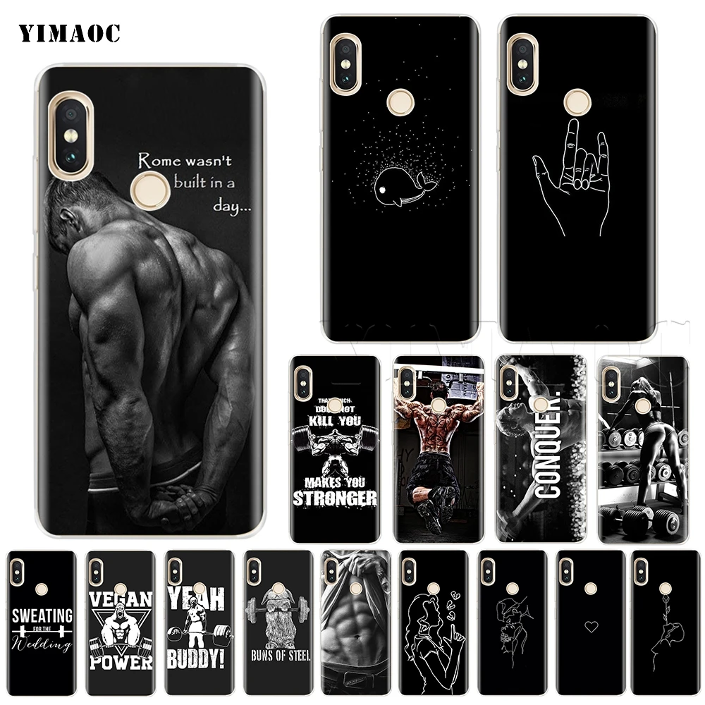 YIMAOC Bodybuilding Gym Fitness Case for Xiaomi Redmi Mi Note MAX 3 6a 7 8 9se mix 2s a1 a2 Lite mi6 mi8 se for pocophone f1
YIMAOC Bodybuilding Gym Fitness Case for Xiaomi Redmi Mi Note MAX 3 6a 7 8 9se mix 2s a1 a2 Lite mi6 mi8 se for pocophone f1
