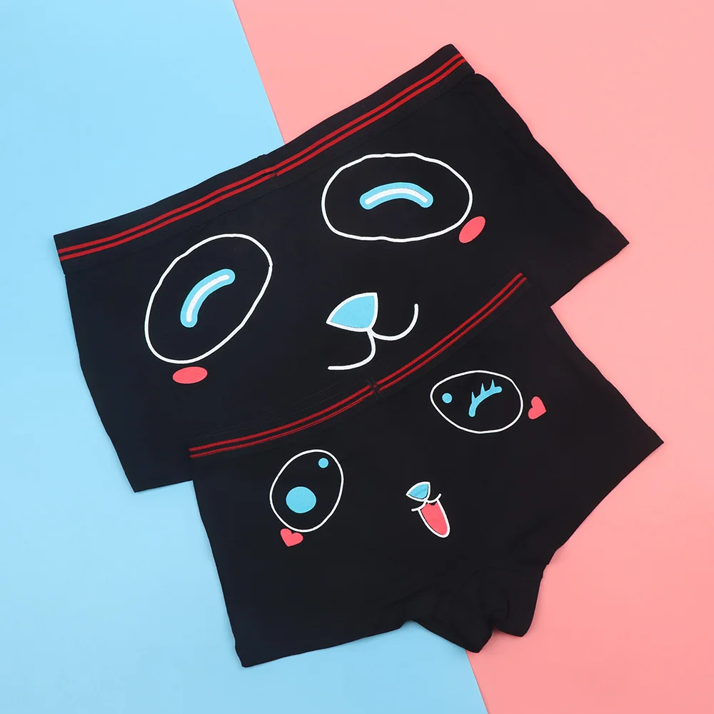 2pc Fashion Men Women Personality High Elastic Cotton Comfortable Panties Cute Cartoon Panda Couples Underpants Knickers
2pc Fashion Men Women Personality High Elastic Cotton Comfortable Panties Cute Cartoon Panda Couples Underpants Knickers