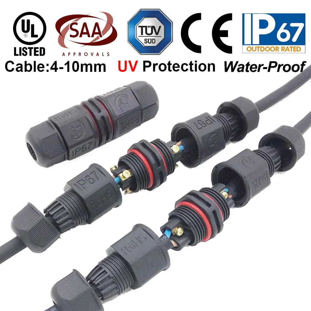 2 3 Pin Waterproof Connector Screw and Soldering Pins Nylon IP67 15A 300V Water proof connector Electrical Terminal Wire Adapter
2 3 Pin Waterproof Connector Screw and Soldering Pins Nylon IP67 15A 300V Water proof connector Electrical Terminal Wire Adapter