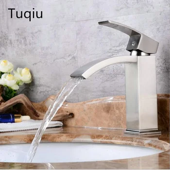 Nickel Basin Faucet Waterfall Faucet Bathroom Faucet Bathroom Basin Mixer Tap with Hot and Cold Water crane
Nickel Basin Faucet Waterfall Faucet Bathroom Faucet Bathroom Basin Mixer Tap with Hot and Cold Water crane