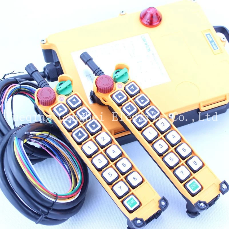 HS-14S (include 2 transmitter and 1 receiver) crane remote control Your order note need voltage:380VAC 220VAC 36VAC 24VDC
HS-14S (include 2 transmitter and 1 receiver) crane remote control Your order note need voltage:380VAC 220VAC 36VAC 24VDC