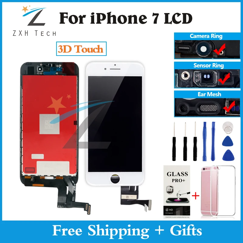 Alibaba China Grade A++++ Display For iPhone 7 LCD With 3D Touch Screen Assembly Display Replacement No Dead Pixel Free Shipping
Alibaba China Grade A++++ Display For iPhone 7 LCD With 3D Touch Screen Assembly Display Replacement No Dead Pixel Free Shipping