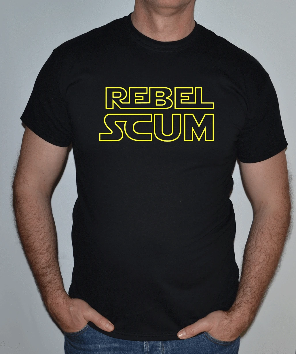 REBEL SCUM,THE LAST JEDI,STAR WARS,ROGUE ONE, T-SHIRT Print Tee Men Short Sleeve Clothing free shipping 
REBEL SCUM,THE LAST JEDI,STAR WARS,ROGUE ONE, T-SHIRT Print Tee Men Short Sleeve Clothing free shipping