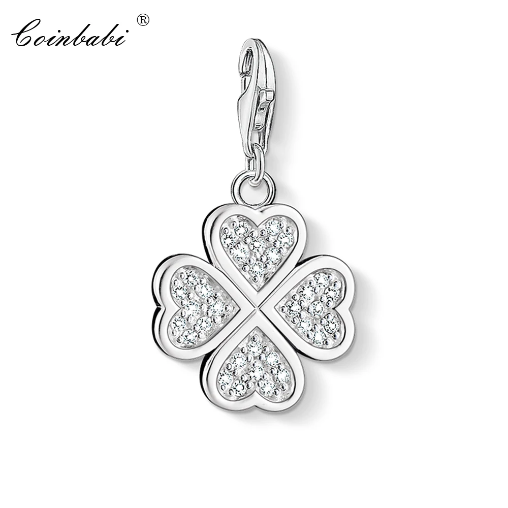 Charm Pendant Clover Leaf,2018 Fashion Jewelry Trendy Real Authentic 925 Sterling Silver Gift For Women Men Pet Fit Bracelet
Charm Pendant Clover Leaf,2018 Fashion Jewelry Trendy Real Authentic 925 Sterling Silver Gift For Women Men Pet Fit Bracelet