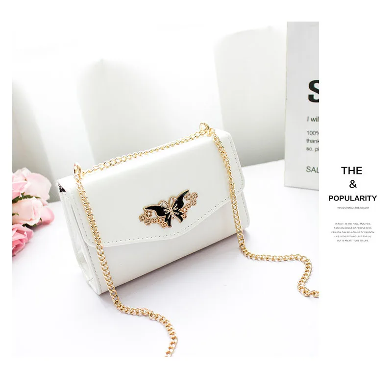 Bags for women the newest one shoulder chain package Butterfly element pu shaping Package small square bag
Bags for women the newest one shoulder chain package Butterfly element pu shaping Package small square bag