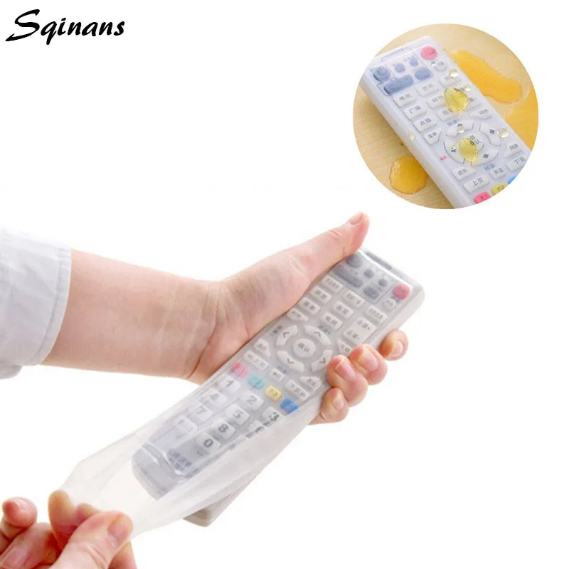 Sqinans Silicone TV Remote Control Dust Cover Storage Bag Air Condition Control Case Waterproof Dust Storage Bag Organizer
Sqinans Silicone TV Remote Control Dust Cover Storage Bag Air Condition Control Case Waterproof Dust Storage Bag Organizer