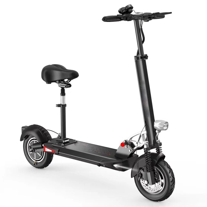 

Daibot Folding Kick Scooter Adults Two Wheel Electric Scooters Single Motor 500W 48V 10 inch Foldable Electric Bike