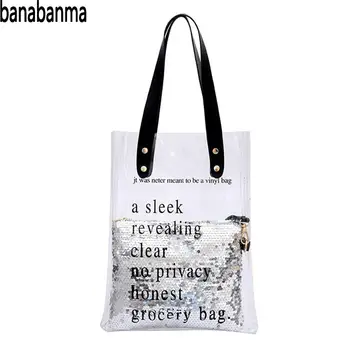 PinShang Women Handbag Concise Style Transparent Bag Soft Handle All-match Messenger Bag Fashion Bags for Women 2018 ZK30
PinShang Women Handbag Concise Style Transparent Bag Soft Handle All-match Messenger Bag Fashion Bags for Women 2018 ZK30