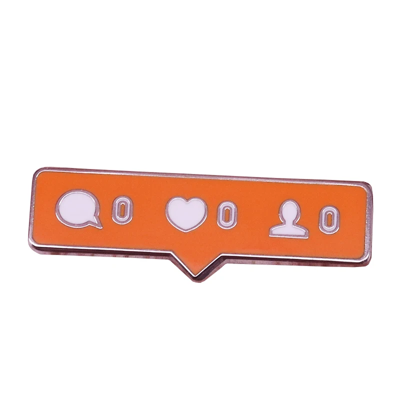 Instagram notification pin no likes social media brooch speech bubble badge text message pins cute chat jewelry funny gift
Instagram notification pin no likes social media brooch speech bubble badge text message pins cute chat jewelry funny gift