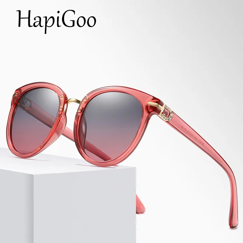 HAPIGOO Fashion Women Polarized Sunglasses Retro Oversized Round Alloy Hinge Sun glasses for Ladies Female Polite Glasses
HAPIGOO Fashion Women Polarized Sunglasses Retro Oversized Round Alloy Hinge Sun glasses for Ladies Female Polite Glasses