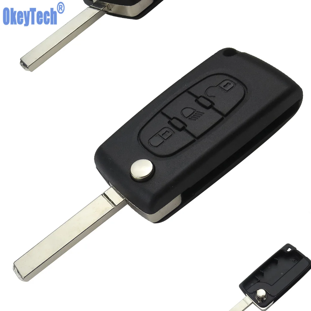 OkeyTech Flip Key Car Key Case for Citroen 307 C4 C3 C5 Xsara Picasso Berlingo C8 Auto Switchblade Key Shell No Battery Holder
OkeyTech Flip Key Car Key Case for Citroen 307 C4 C3 C5 Xsara Picasso Berlingo C8 Auto Switchblade Key Shell No Battery Holder