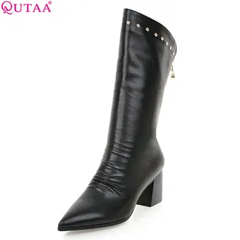 QUTAA 2019 Knee Highboots Fashion Synthetic Women Boots All Match Platform Winter Shoes Women Motorcycle Boots Big Size 34-43
QUTAA 2019 Knee Highboots Fashion Synthetic Women Boots All Match Platform Winter Shoes Women Motorcycle Boots Big Size 34-43