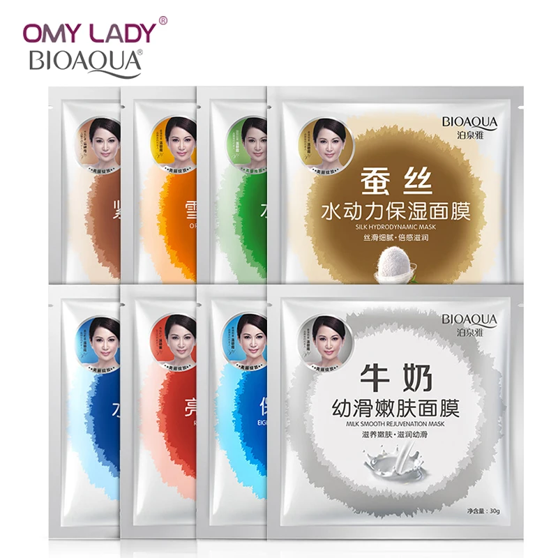 BIOAOUA seaweed/milk/aloe/red wine/silk/snail facial mask skin care moisturizing hydra anti-aging whitening reduce fine lines
BIOAOUA seaweed/milk/aloe/red wine/silk/snail facial mask skin care moisturizing hydra anti-aging whitening reduce fine lines