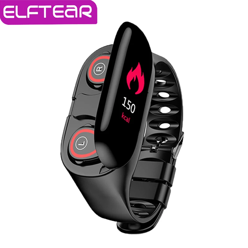 ELFTEAR M1 Stereo Dual Bluetooth Earphone Heart Rate Blood Pressure Smart Bracelet Wireless Earphones BT4.2 Bluetooth Headphones
ELFTEAR M1 Stereo Dual Bluetooth Earphone Heart Rate Blood Pressure Smart Bracelet Wireless Earphones BT4.2 Bluetooth Headphones