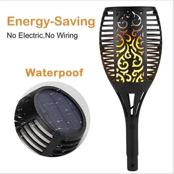 New Solar Flame Flickering Lawn Lamp Led Torch Light Realistic Dancing Flame Light Waterproof Outdoor Garden Decor Lamp Hot
New Solar Flame Flickering Lawn Lamp Led Torch Light Realistic Dancing Flame Light Waterproof Outdoor Garden Decor Lamp Hot