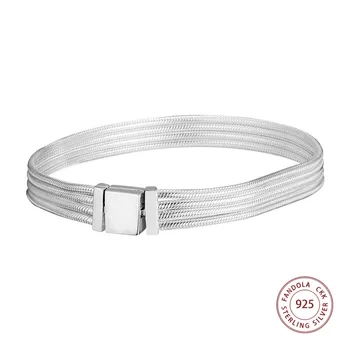 Fandola Reflexions Multi Snake Chain Bracelets 925 Sterling Silver Charm Bangles Bracelets for Women Fashion Jewelry
Fandola Reflexions Multi Snake Chain Bracelets 925 Sterling Silver Charm Bangles Bracelets for Women Fashion Jewelry