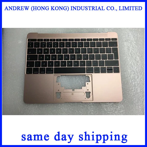 A1534 Rose Gold Color for Macbook 12'' A1534 UK Topcase Rest with Keyboard 2016 2017
A1534 Rose Gold Color for Macbook 12'' A1534 UK Topcase Rest with Keyboard 2016 2017