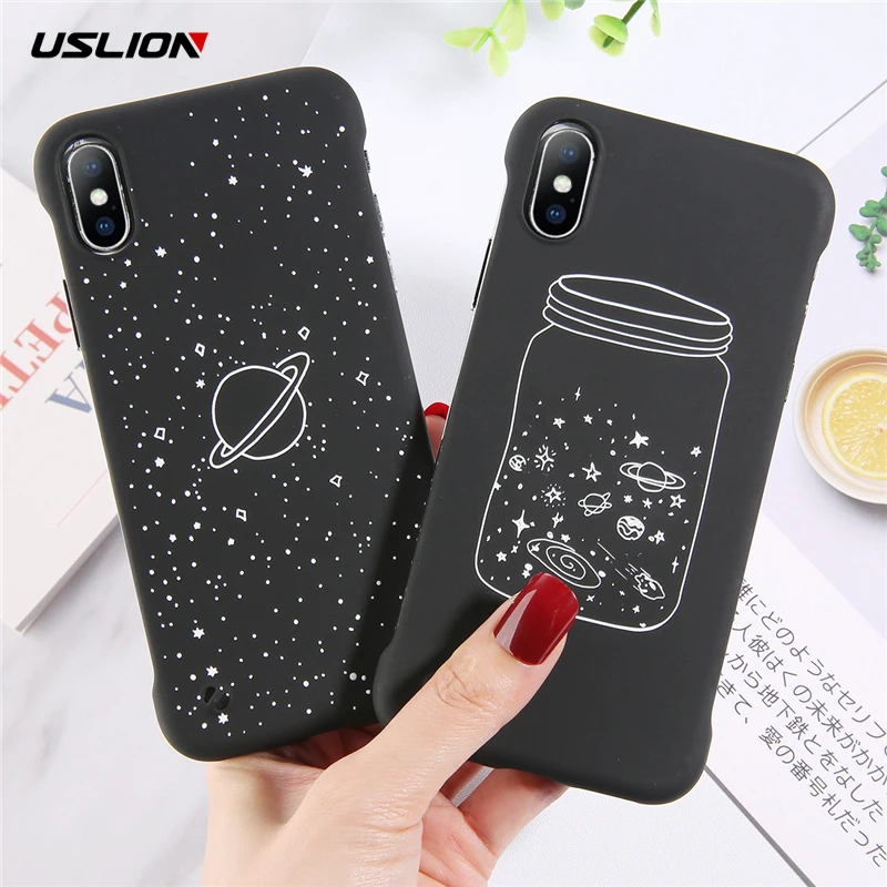 USLION Frameless Mobile Phone Cases Cover For Iphone 5 5S SE 6 6S Plus 7 8 7Plus X XR XS MAX Planet Star Tank Hard PC Back Cover
USLION Frameless Mobile Phone Cases Cover For Iphone 5 5S SE 6 6S Plus 7 8 7Plus X XR XS MAX Planet Star Tank Hard PC Back Cover